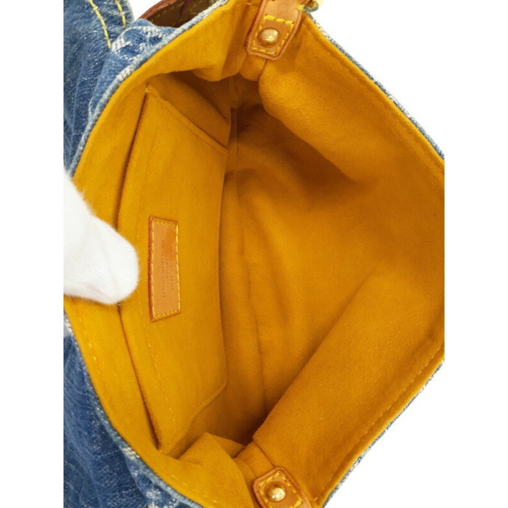 Louis Vuitton Monogram Denim Pleaty Semi Shoulder Bag - Picture 3 of 8